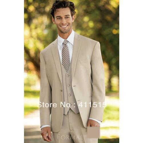 Free shipping/Notch Lapel Groom Tuxedos Groomsmen Men wear for wedding dress Best man Suits/custom made cheap groom suits