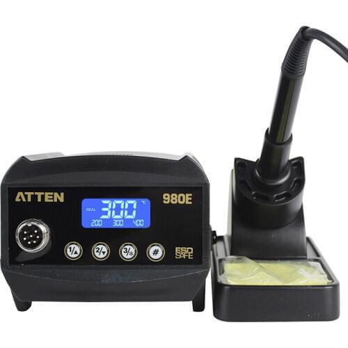 AT980E 80W Digital & Lead-free Soldering Station LCD High performance adjustable temperature Soldering iron station tools