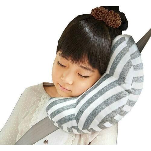 Baby Safe Strap Car Seat Belts Pillow Moon Striped Stroller Soft Headrest Children Safety Belt Head Shoulder Neck Protect Pillow