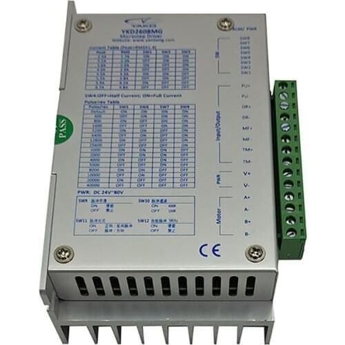 NEMA Two-phase stepper driver NEMA 3432-bit digital signal digital single-axis motor controller YKD2608MG input voltage DC24-80V
