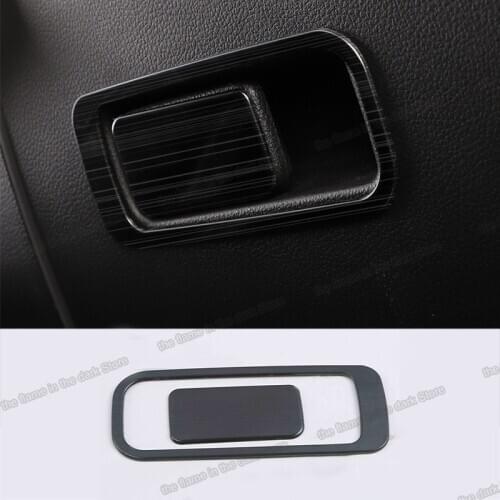 Lsrtw2017 Stainless Steel Car Co-driver Storage Glove Box Trims for Jetour X70 X70s 2018 2019 Interior Accessories Auto