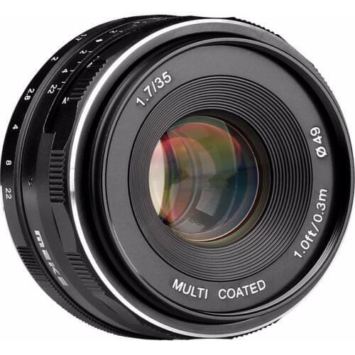 Meike MK-N1-35mm-f/1.7 35mm f1.7 Large Aperture Manual Focus lens APS-C For Nikon 1 mount J1 V1