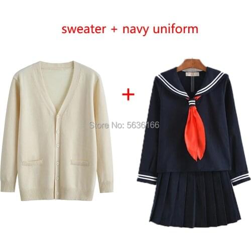 My Hero Academia Boku no Hero Cosplay Costume Himiko Toga JK Uniform Women Sailor Suits with Cardigan Girls Academy Uniform