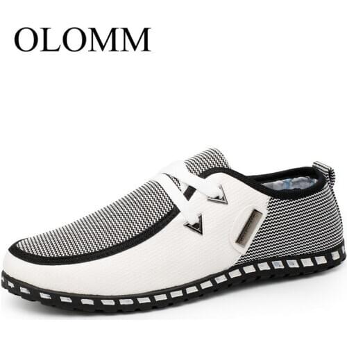 Mens casual shoes hot sale 2019 spring and autumn fashion lightweight breathable loafers mens flat shoes large size39-47 DD-38