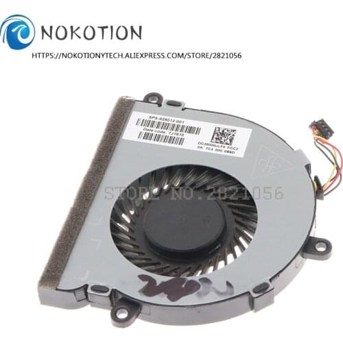 NOKOTION 925012-001 DC28000JLF0 CPU Cooling Fan for HP 15-AC 15-BS Series Notebook Cooler FN0565-A1033L2AL 813946-001
