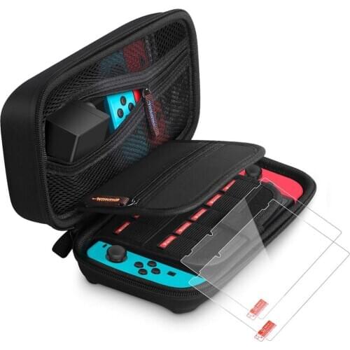 Upgrated Thicken Nintend Switch Hard Case for Nintendo Switch NS Accessories Large Shell Travel Carrying bag for AC Charger