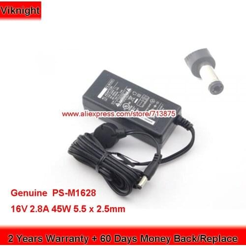 Genuine PS-M1628 16V 2.8A AC Adapter for TEAC SR80IDAB LS-WH01-B Power Supply