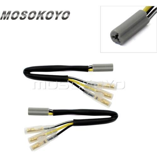 Front Rear OEM Turn Signal Wiring Harness Connectors Wire Plug Cable Lead for Yamaha YZFR6 R6S R1 FZ10 FZ6 2002-2014