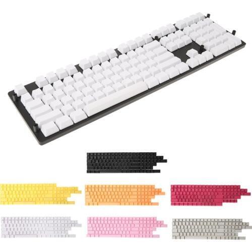 Blank 104 ANSI ISO layout Thick PBT Keycap For OEM Switches Mechanical Keyboard
