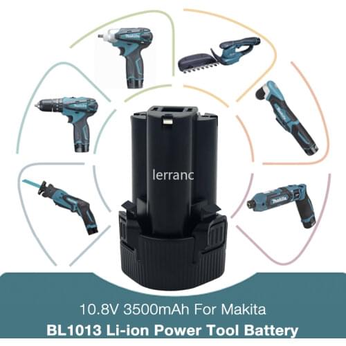 10.8V 3.5Ah Li-ion Replacement Battery for Makita BL1013 BL1014 194550-6 194551-4 195332-9 DF030D DF330D TD090D FD01Z Power Tool