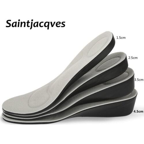 Invisible Height Increase Insole for Men Women 1.5cm-4.5cm Grow Taller Increase Height Shoe Pad Heel Lift Taller Foot Pad