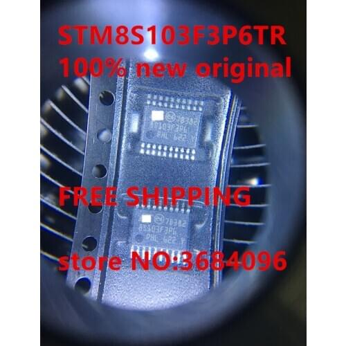 STM8S103F3P6TR NEW free shipping STM8S103F3P6 TSSOP20 10PCS-500PCS/LOT