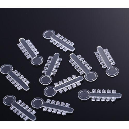 10Pcs Dental Orthodontic Rotary Pads Rotation Wedge Dental Ligature Rotary Pad Orthodontics Elastic Rubber Bands Dentist Tools