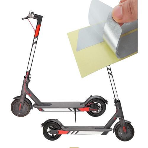 Reflective Film Sticker Fluorescent Decal for Xiaomi Mijia M365 Electric Scooter Night Riding Frame Pedal Stickers Accessories