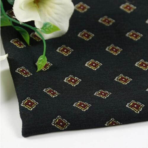 HLQON Polyester chiffon soft printed fabric for women skirt dress table cloths tissue felt patchwork sewing DIY summer by 150cm