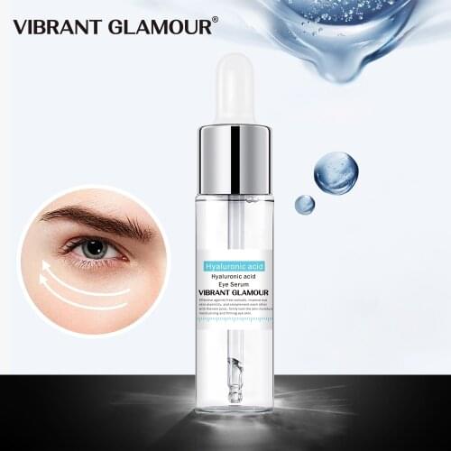VIBRANT GLAMOUR Hyaluronic Acid Eye Serum Anti Aging Wrinkle Remover Dark Circles Remove Fat Particles Moisturizing Eye Care New
