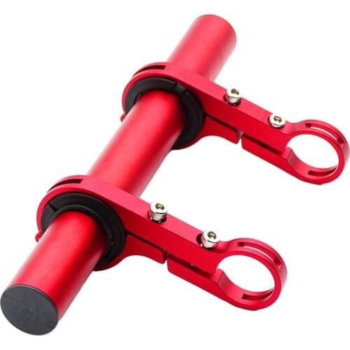 Bike Handlebar Extension Lamp Bracket Holder Extender Mount Rack w/ Spacer