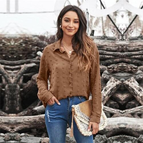 Autumn Chiffon Cardigan Plus Size Top Shirt Spring Women Long Sleeve Girls Breasted Blouse Femme Casual Tops Women Blouses