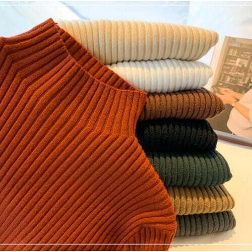Turtleneck Sweater Women Fashion 2020 Autumn Winter Black Tops Women Knitted Pullovers Long Sleeve Jumper Pull Femme Clothing