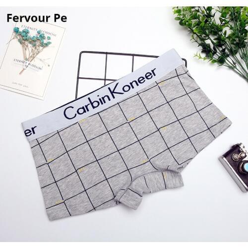 Fervour pe woman Cotton Underwear Stretch Women Panties neutral Boyshort Cartoon Fashion print Print shorts A19036