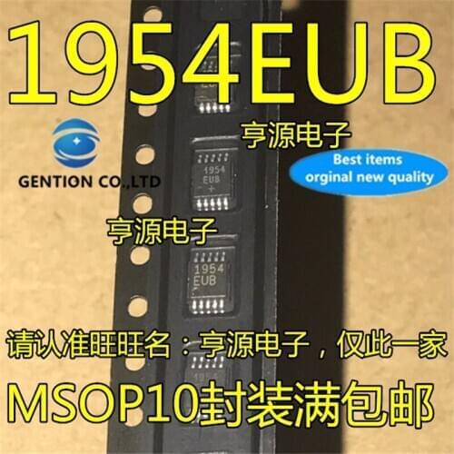 10Pcs MAX1954 MAX1954EUB 1954EUB MSOP10 Current mode PWM Buck Controller in stock 100% new and original