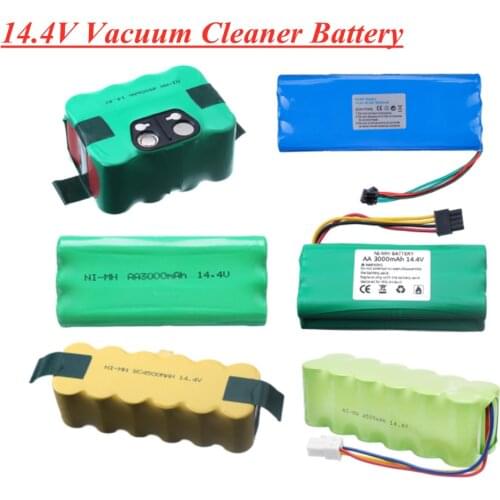 14.4V 3000/3500/4500mAh NI-MH Vacuum Cleaner Battery for X600 V-M600/M606 V-bot T270/271 D54 KV8 SR8840 SR8845 SR8855