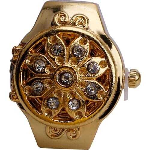 2 PCS Free shipping 2016 Popular Creative Lady Girl Steel Round Elastic Quartz Finger Ring Watches