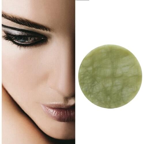 2021Drop Ship&Wholesale Round Artificial Jade Stone False Eyelash Extension Glue Adhesive Pallet Pad Oct.29