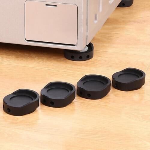 4pcs Anti Vibration Pads for Washing Machine Prevent Noise Moving Shaking Walking Shock Absorbing Non Slip Grip Feet Pad