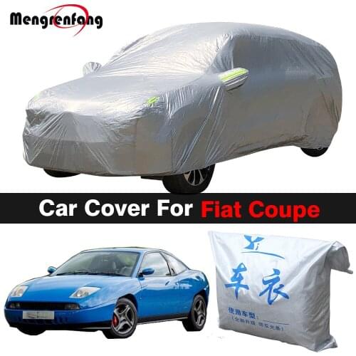 Car Cover Auto Outdoor Indoor Anti-UV Sun Shade Snow Rain Dust Resistant Cover For Fiat Coupe