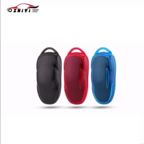 Car Key Case Is Suitable for Tesla MODEL X S 3 Off-road Vehicle Key Shell Protective Cover New Car Interior Accessories