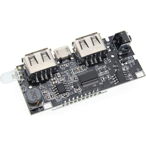 Dual USB 5V 1A 2.1A Mobile Power Bank 18650 Battery Charger PCB Power Module Accessories For Phone DIY LED LCD Module Board