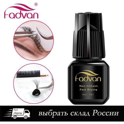 Fadvan 5ML False Eyelash Glue Departure From Russia/CN Strong Makeup Lashes Glue for Grafting Lash Building