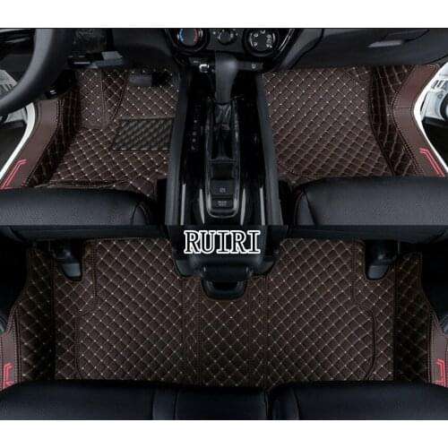 Good quality! Special car floor mats for Honda Vezel 2018 non-slip waterproof car rugs carpets for Vezel 2019-2014,Free shipping
