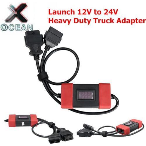 2019 Newest Launch 12V to 24V Adapter Launch Heavy Duty Truck Diesel Adapter Cable for X431 Easydiag2.0/3.0 Golo Carcare