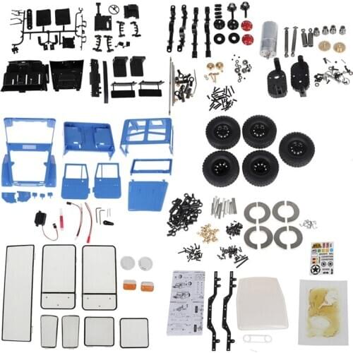 For WPL C34 KIT Version Metal 1:16 FJ40 4WD Climbing Off-road Truck Remote Control Car DIY Accessories