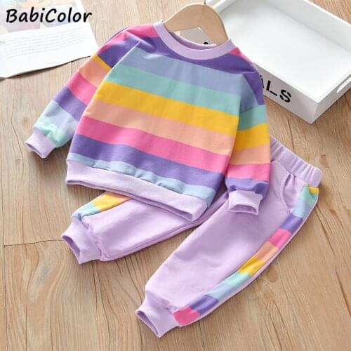 Girls Clothing Sets Autumn Winter Girls Clothes Set T-shirt+pants 2 Pcs Kids Spring Clothes Girl Sport Suit Children Clothes