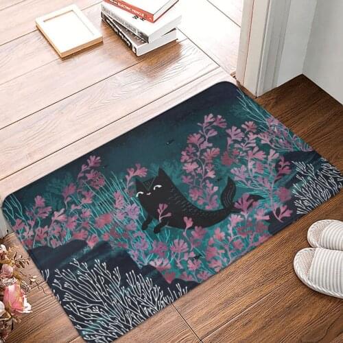 Undersea Doormat Carpet Mat Rug Polyester Anti-slip Floor Decor Bath Bathroom Kitchen Balcony 40x60