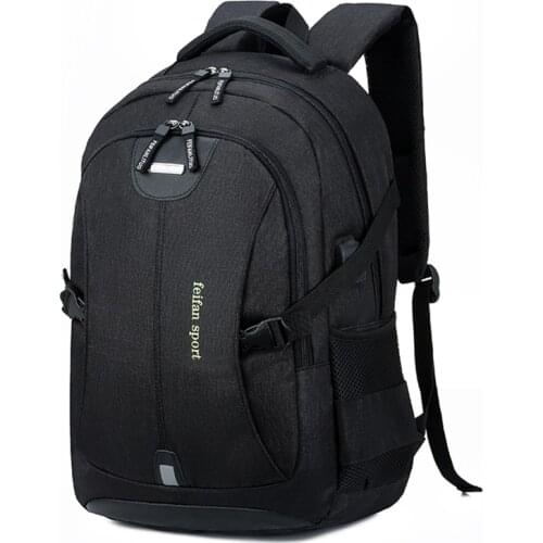 USB Charger Computer Backpack Men Classical School Bags Big Capacity Travel Backpacks Multifunction 15.6 Inch Laptop Bag For Men