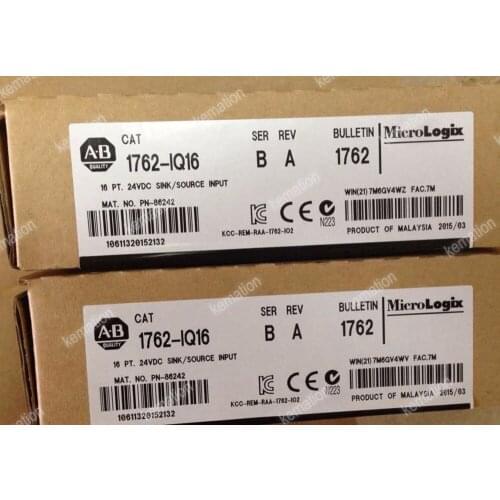 Original 1762-IQ16 AB MICROLOGIX 1200 PLC 16 Point Input Module 1762IQ16 1762 IQ16