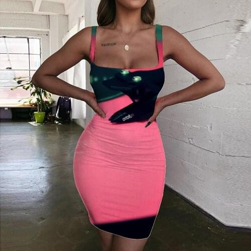 Giyu Brand Vinyl Records Dress Women Retro Vestido Sexy Funny Bodycon Dress Music Sundress Womens Clothing Party Vintage Boho