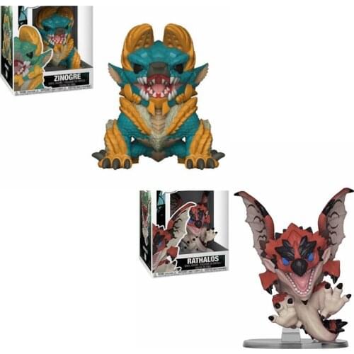POP ! Monster Hunter RATHALOS 293# ZINOGRE 294# Action Figure Q Edition PVC Toys Collection Model