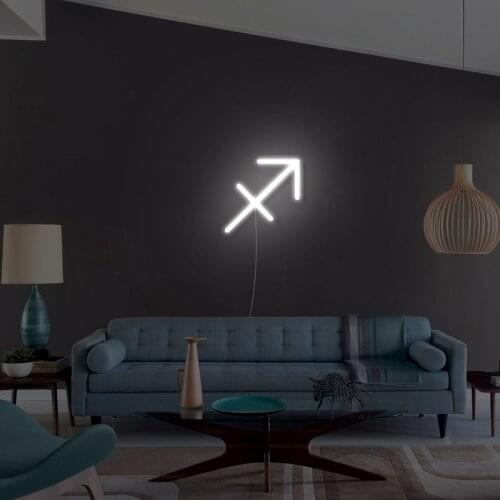 Sagittarius Constellation Custom Neon Sign Led Light For Wedding Party Birthday Decor Room Home Decor Bar Hotel Business Logo
