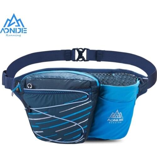 AONIJIE Sports Running Belt Bag Hydration Waist Bag Lightweight Fanny Pack For Outdoor Trail Running Jogging Fitness Gym W8103