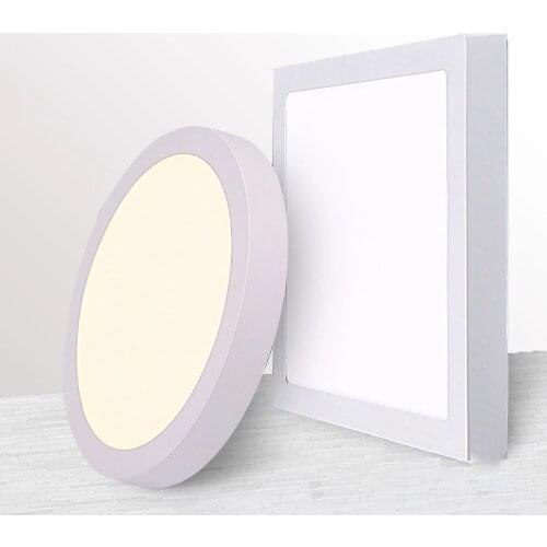 Led Surface Mounted LED Downlight 9W /15W / 25W LED Round/Square Downlight indoor Light AC85V-265V + LED Driver