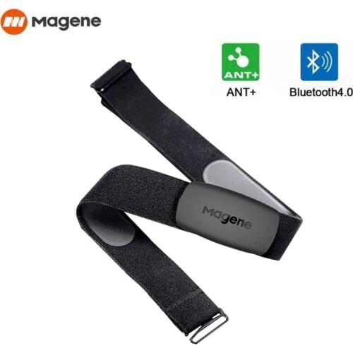 Bike Computer Running Heart Rate Monitor Chest Strap Bluetooth ANT Fitness Sensor Compatible Belt Wahoo Polar Garmin iGPSPORT