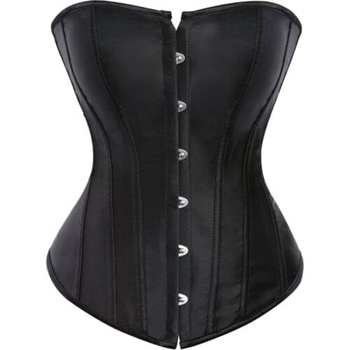 Caudatus Corsets Top Bustiers Overbust Satin Sexy Costume Corset Corselet Brocade Vintage Style Bridal Plus Size Korsett Women