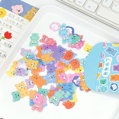 100Pcs Cute Rainbow World Series Stickers Scrapbooking Decorative Sticker Korean DIY Diary Album Stick Label Kawaii Stationery