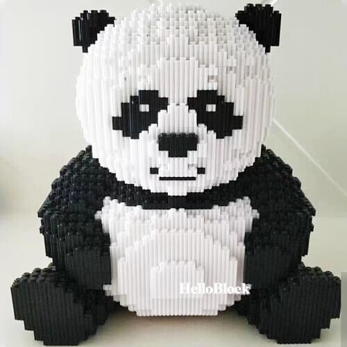 7822pcs Creator DIY Assemable Animal cute Panda Building Blocks Educational boy Toys for Children 3D Model Mini diamond Bricks