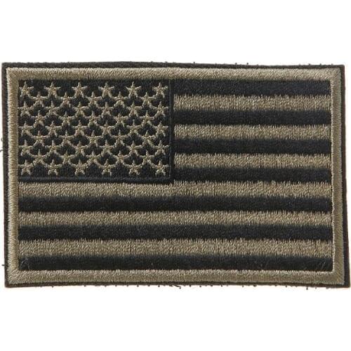 American Flag Embroidered Patch USA Military Tactical Badges Backpack Applique